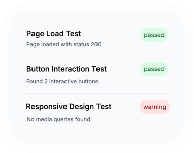 instant test results